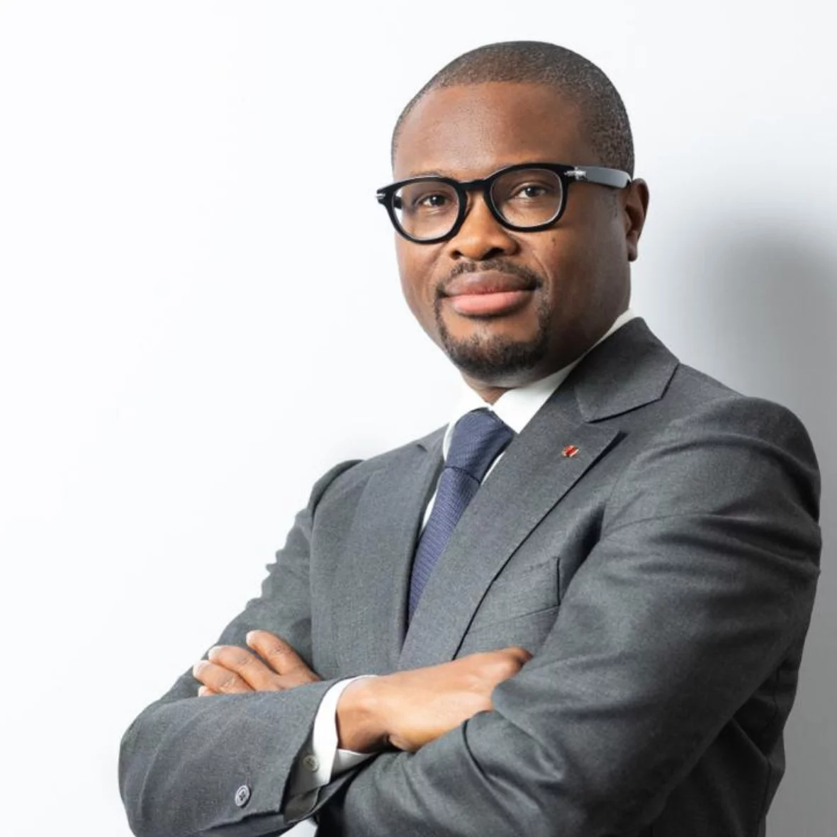 Romuald Wadagni celebrating his election victory in Benin