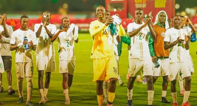 Sénégal U17 team in action during their CAN U17 campaign