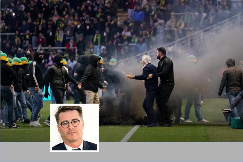 On May 17, after Nantes supporters invaded the pitch, the Nantes-Toulouse match was interrupted in the 22nd minute.