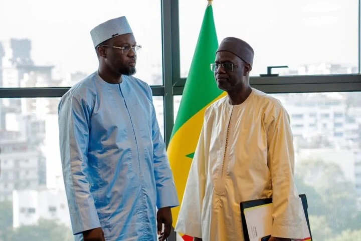 Prime ministerial handover ceremony at the Primature in Dakar