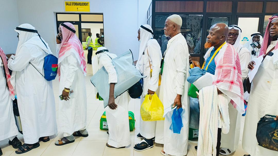 Pilgrims returning from Hajj 2026 in Ouagadougou