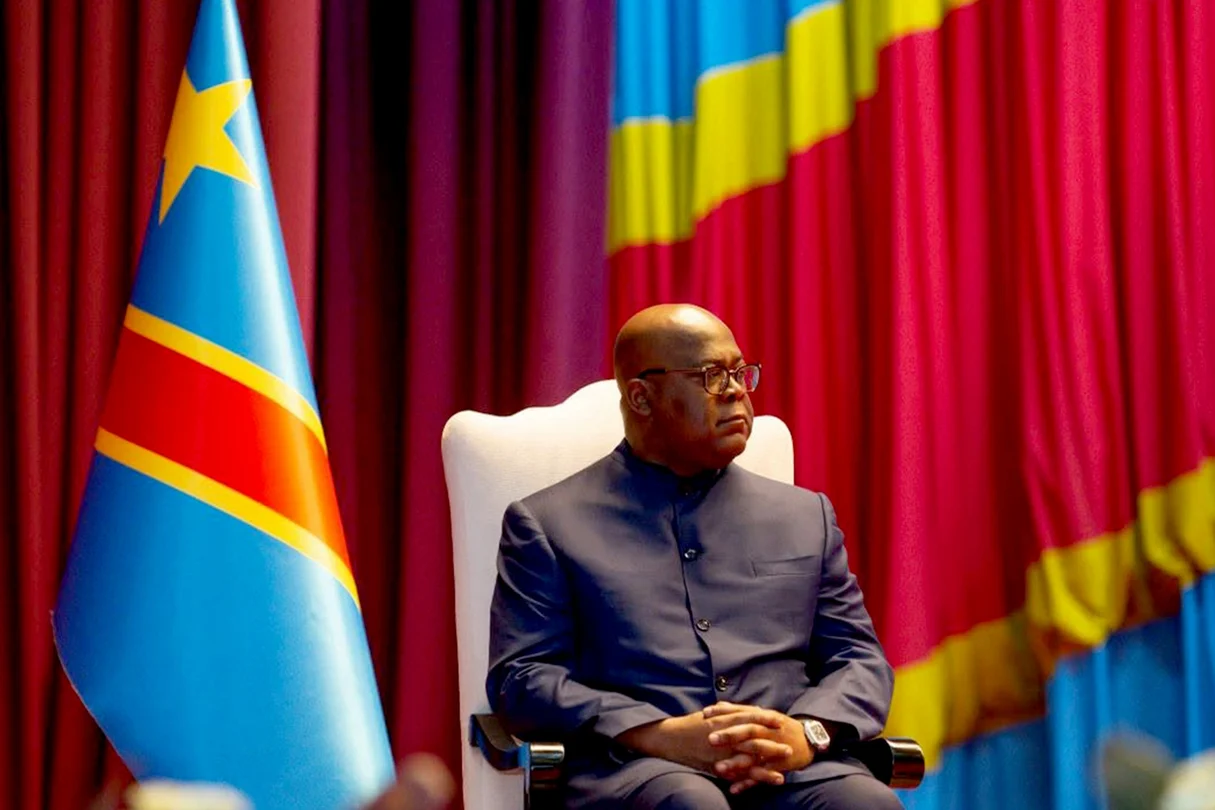 Félix Tshisekedi in Kinshasa, October 28, 2025.