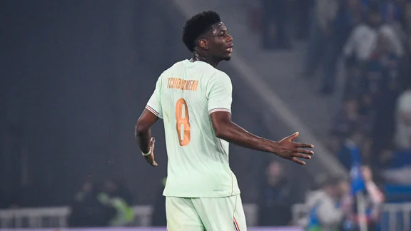 Aurélien Tchouaméni in action