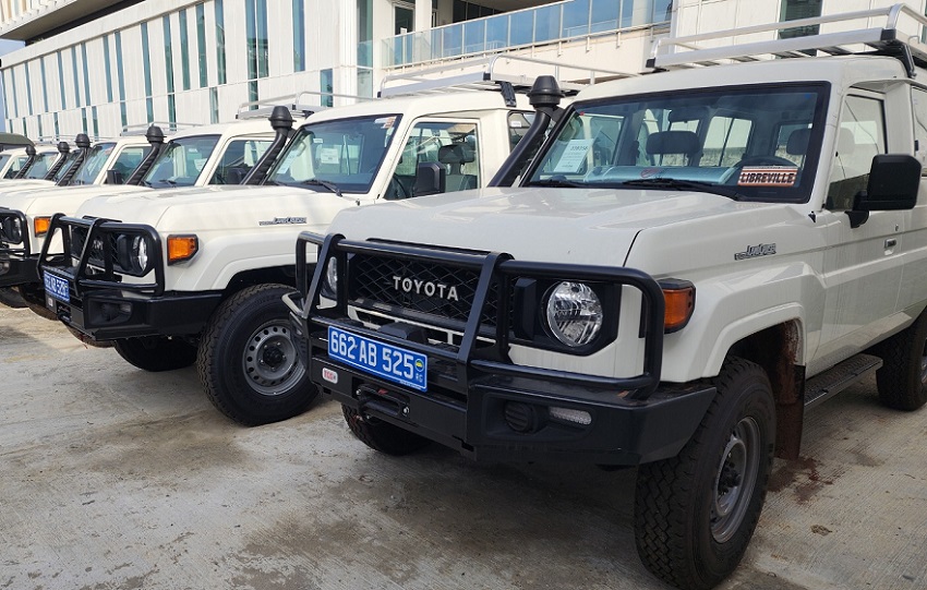 Administrative vehicles in Gabon
