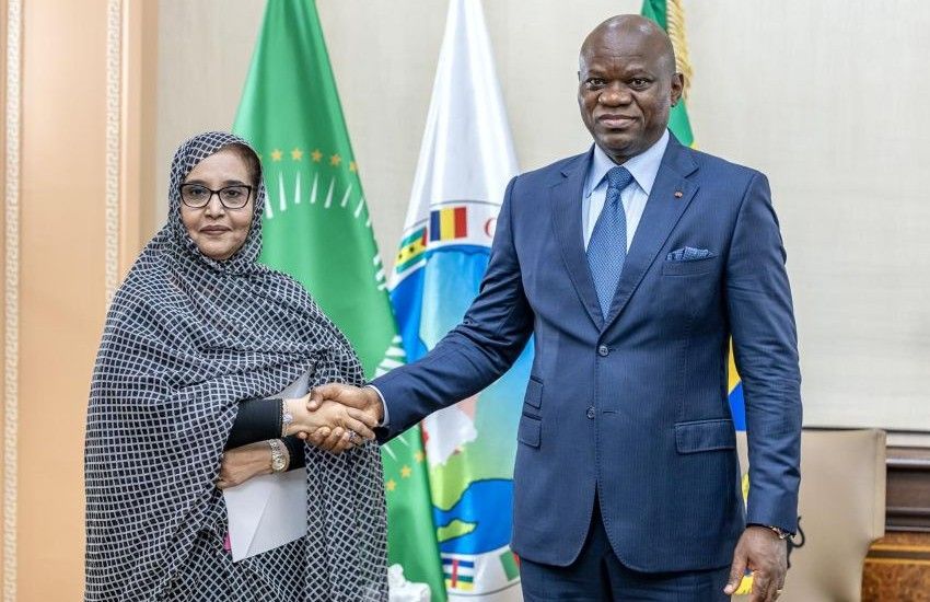 Mauritanian envoy meeting Gabonese President Oligui Nguema