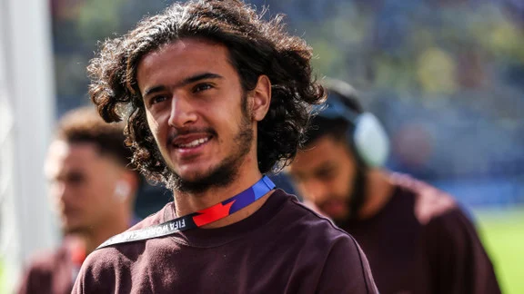 Ayyoub Bouaddi in action