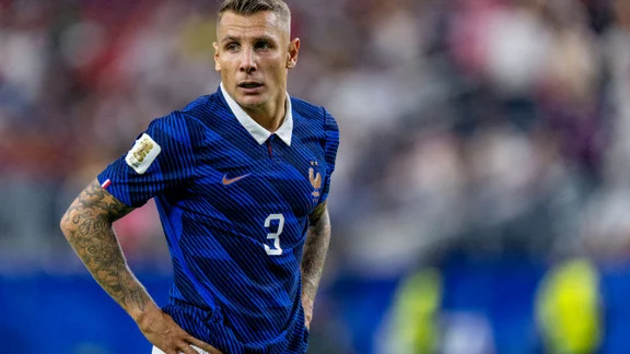 Lucas Digne in action during a match