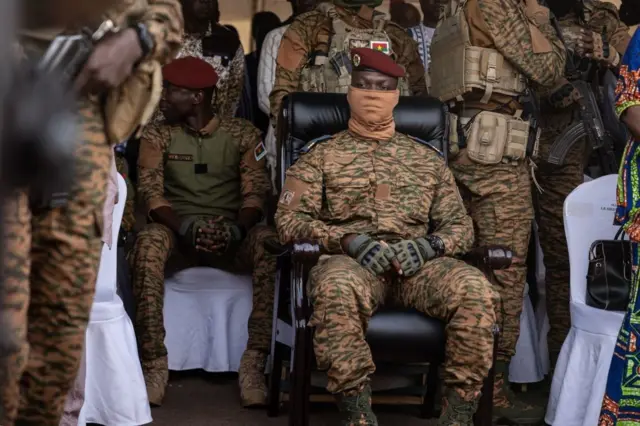 Captain Ibrahim Traoré has dissolved political parties and declared, 'Democracy is not for us.'