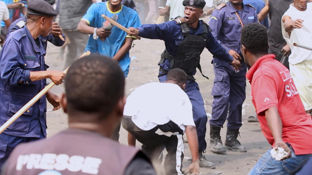 Police and protesters clash during a demonstration in Kinshasa, Congo, June 12, 2026, as opposition groups reject a constitutional amendment proposal (illustrative image).