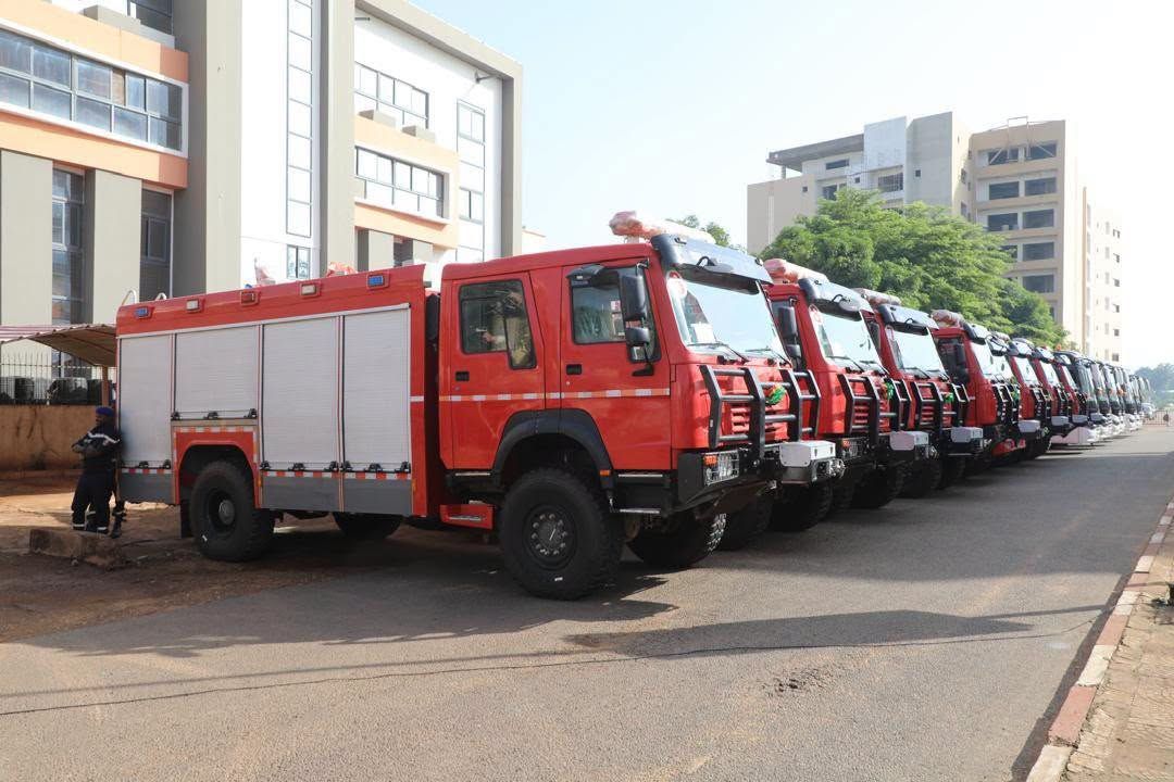 Mali's security forces receive new logistical support vehicles