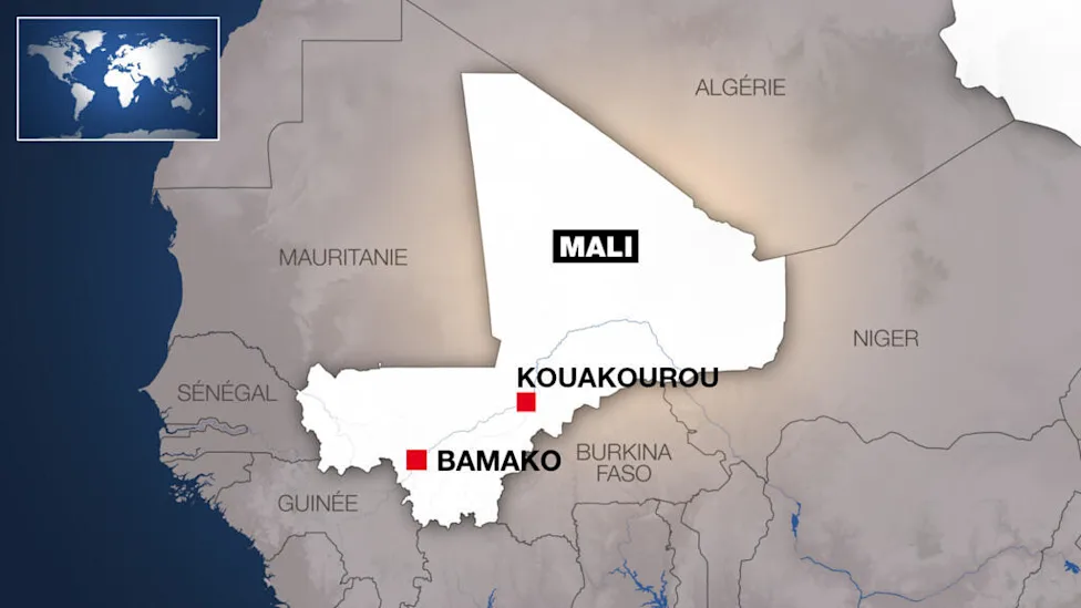 Displaced family from Kouakourou village in Mali