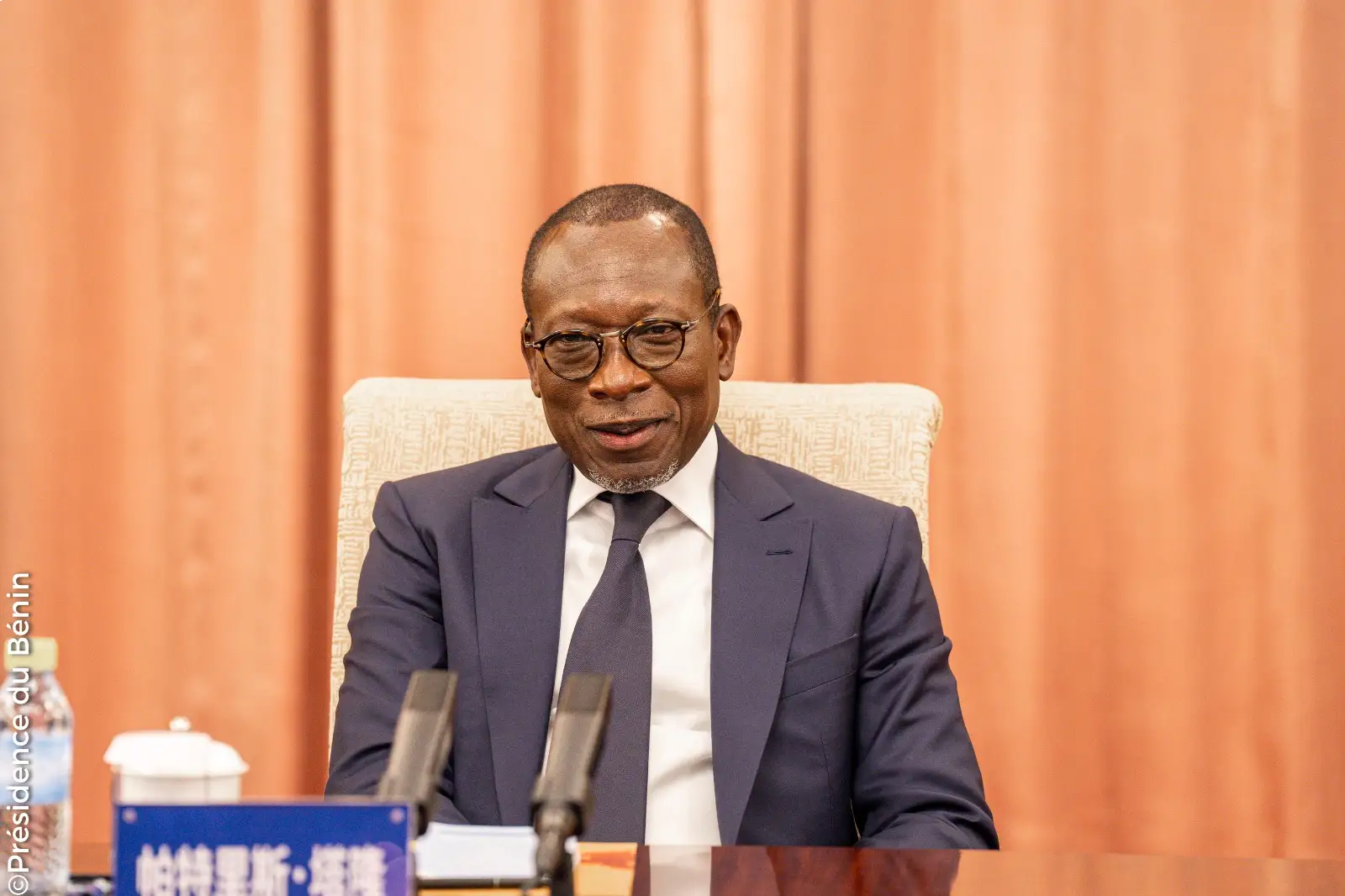 Patrice Talon, president of the Senate of Bénin